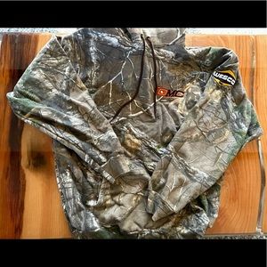 Mens Sweatshirt Camp. size XL Russell Outdoor OMC Wesco embroidery